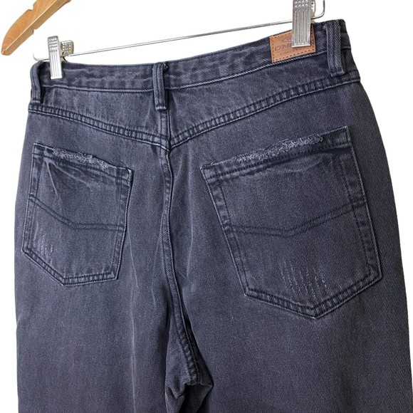 O’NEILL  jeans women’ High Rise denim gray/black Flayed Straight Crop Sz#28 NWT - Picture 9 of 12